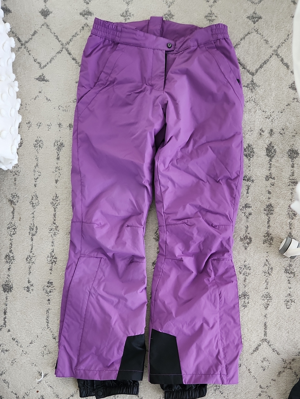 Women's Purple Snow Pants - Waterproof Winter Bottoms Ski Or Snowboarding